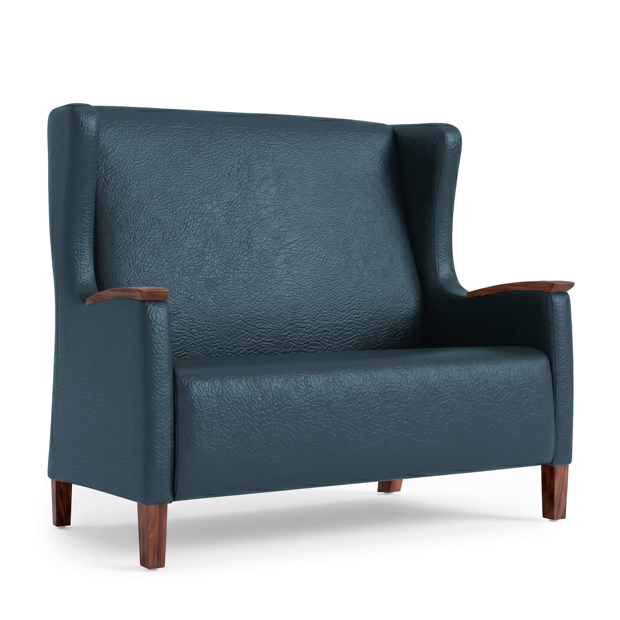 Curaform wingback two seat navy