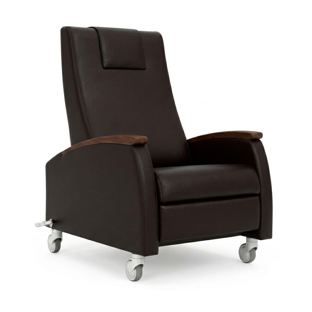 Dynacure motion recliner casters espresso