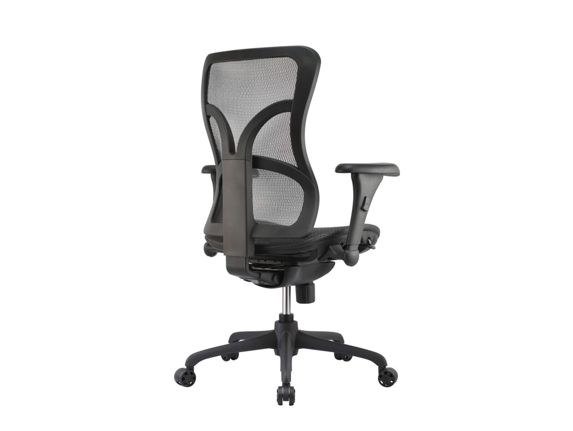 Adjustable office chair angle back