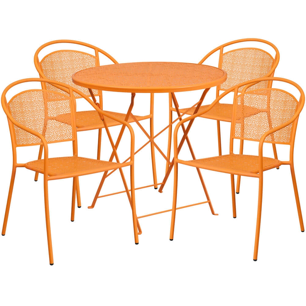 Bistro table set CUB CO 30RDF 03CHR4 OR GG FLA