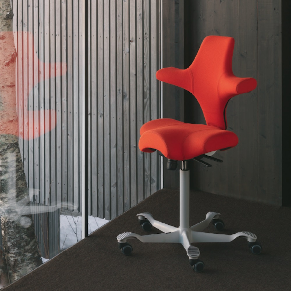 Cool office chairs cool desk chairs ergonomic posture office chair crinsom fabric office view 2