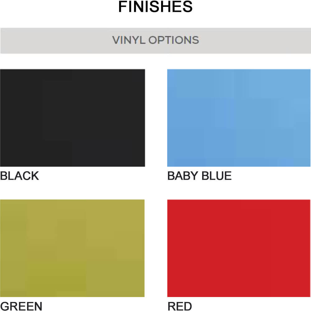 Ergonomic ball office chair finishes