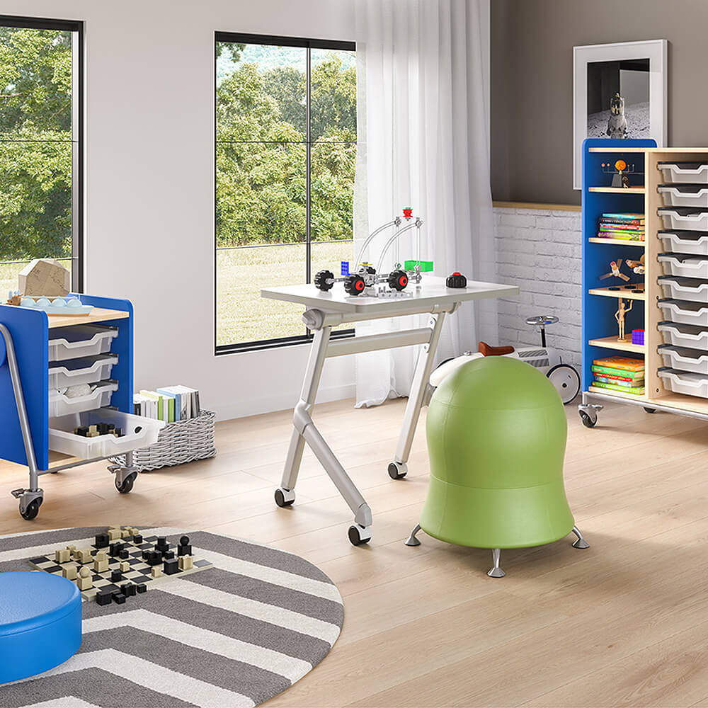 Ergonomic ball office chair lifestyle 03