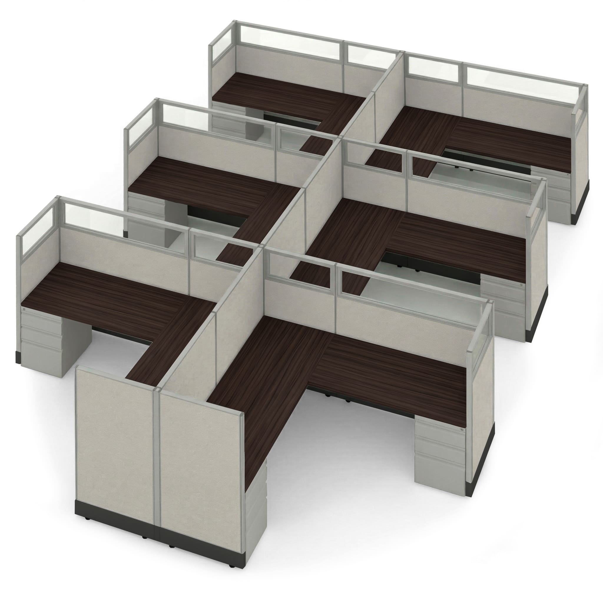 modular-office-furniture-partial-glass-office-cubicles-53h-6pack-cluster-powered-1.jpg