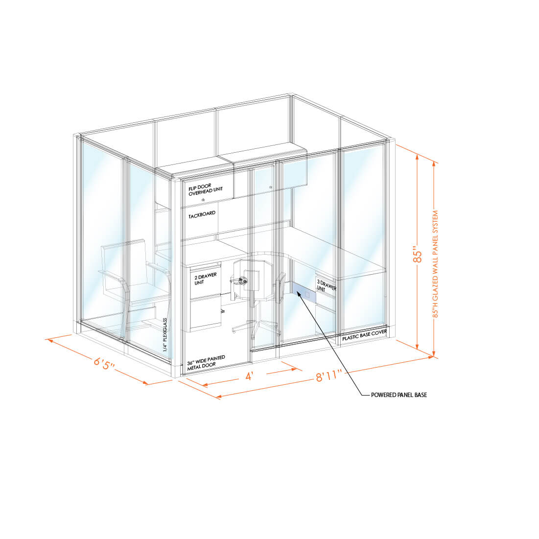 MOW SF O7 86 X6X85 H PWR 3D