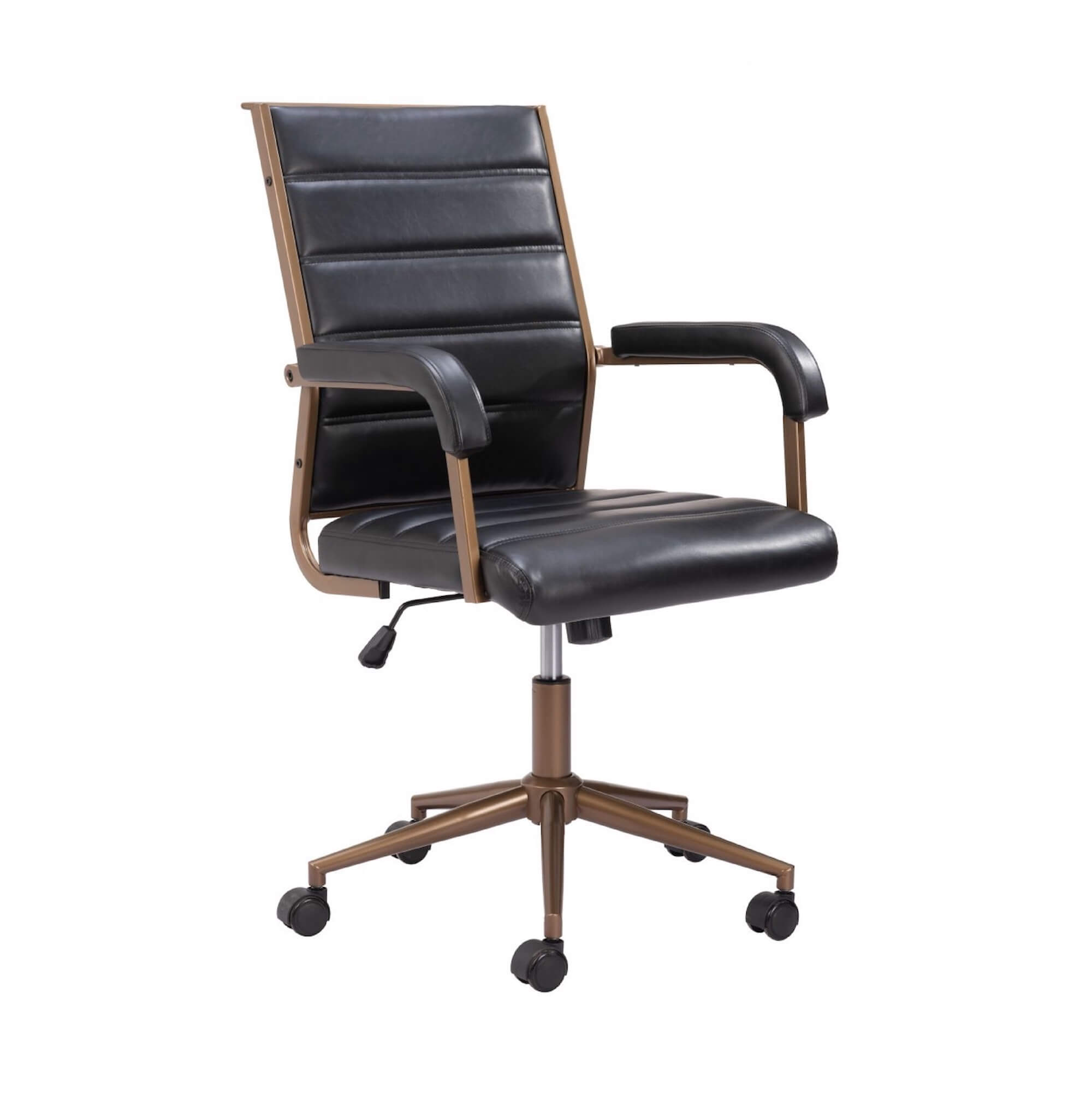 Office furniture chairs office desk chairs vintage executive office chair black angle front view Office furniture chairs office desk chairs vintage executive office chair black angle front view