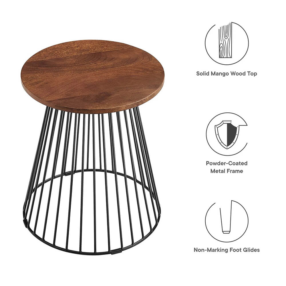 Architectural side table 16 features