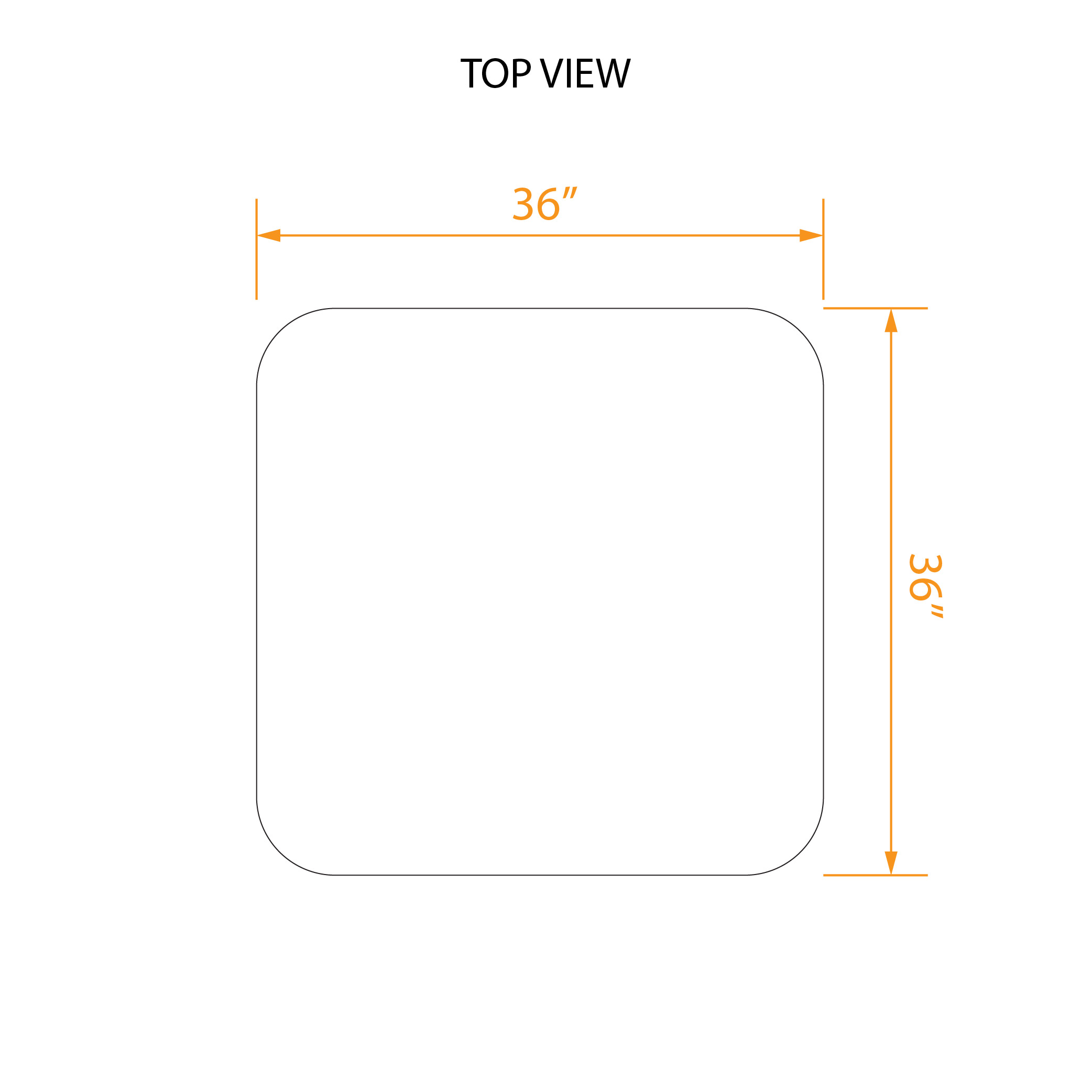Chrome and wood coffee table 2D dimensions 1 2