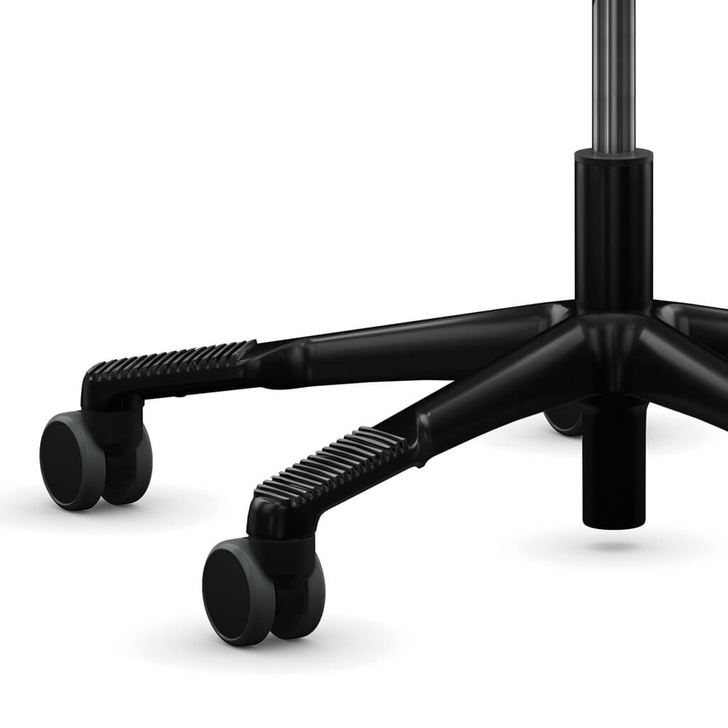 Ergonomic desk chair black base