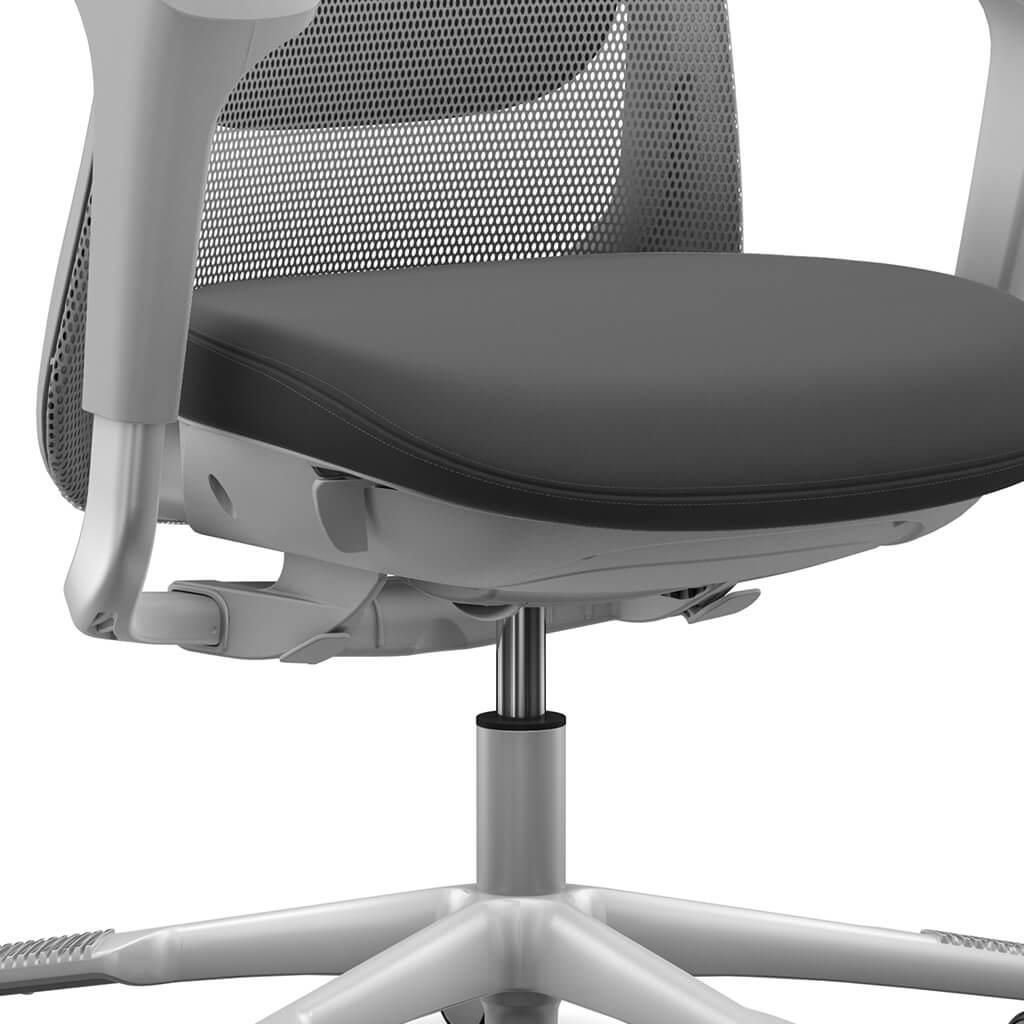 Ergonomic desk chair controls