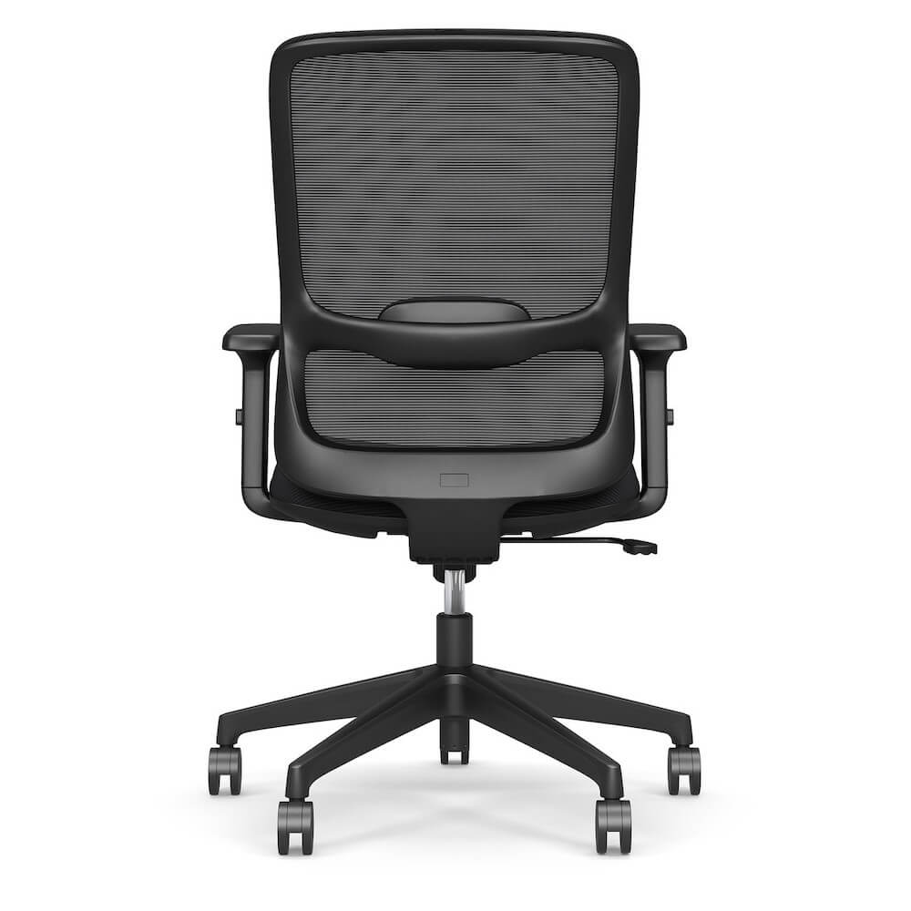Executive and conference chairs office desk chairs black mesh back office chairs back view