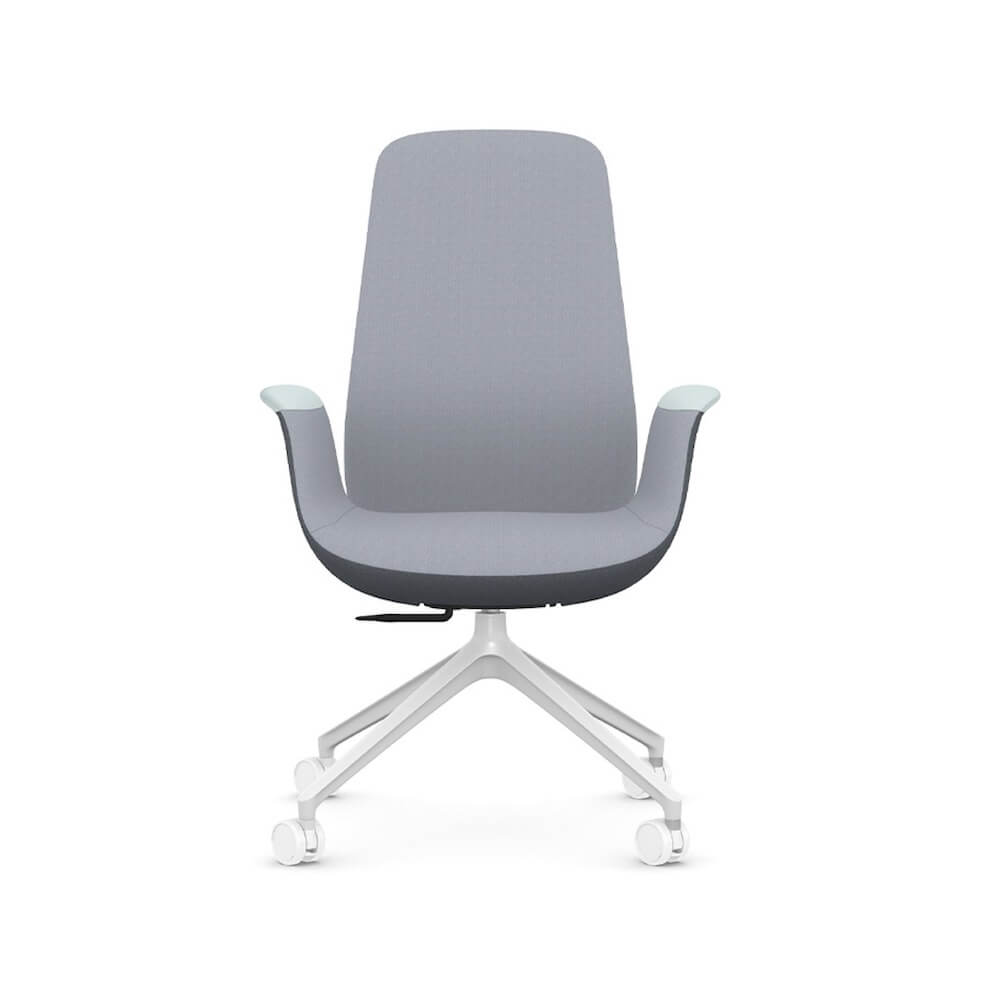 Executive and conference chairs office desk chairs conference lounge chair with wheels front view