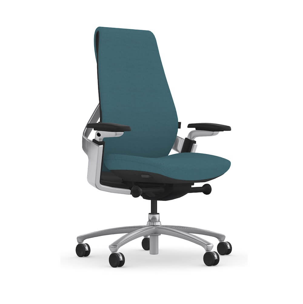 Executive and conference chairs office desk chairs ergonomic back support office chair blue angle view