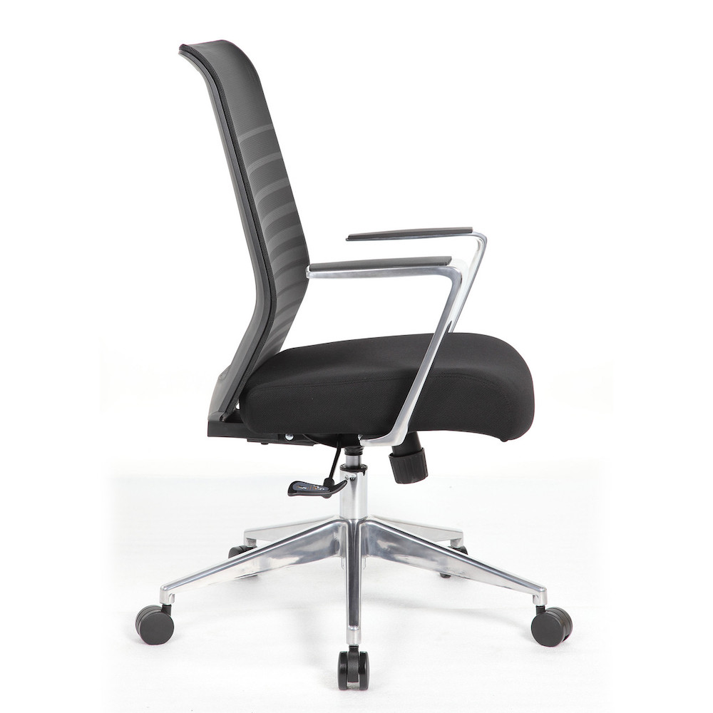 Executive and conference chairs office desk chairs high back mesh executive chair side view