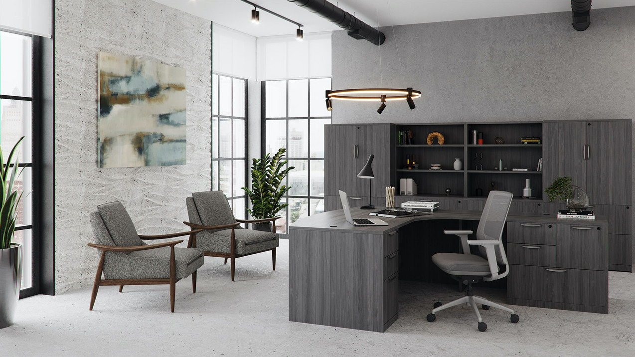 Executive and conference chairs office desk chairs high back mesh task chair gray chair space view