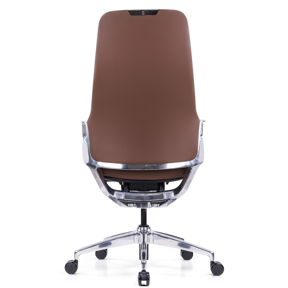 Executive and conference chairs office desk chairs high back upholstered office chair caramel back view