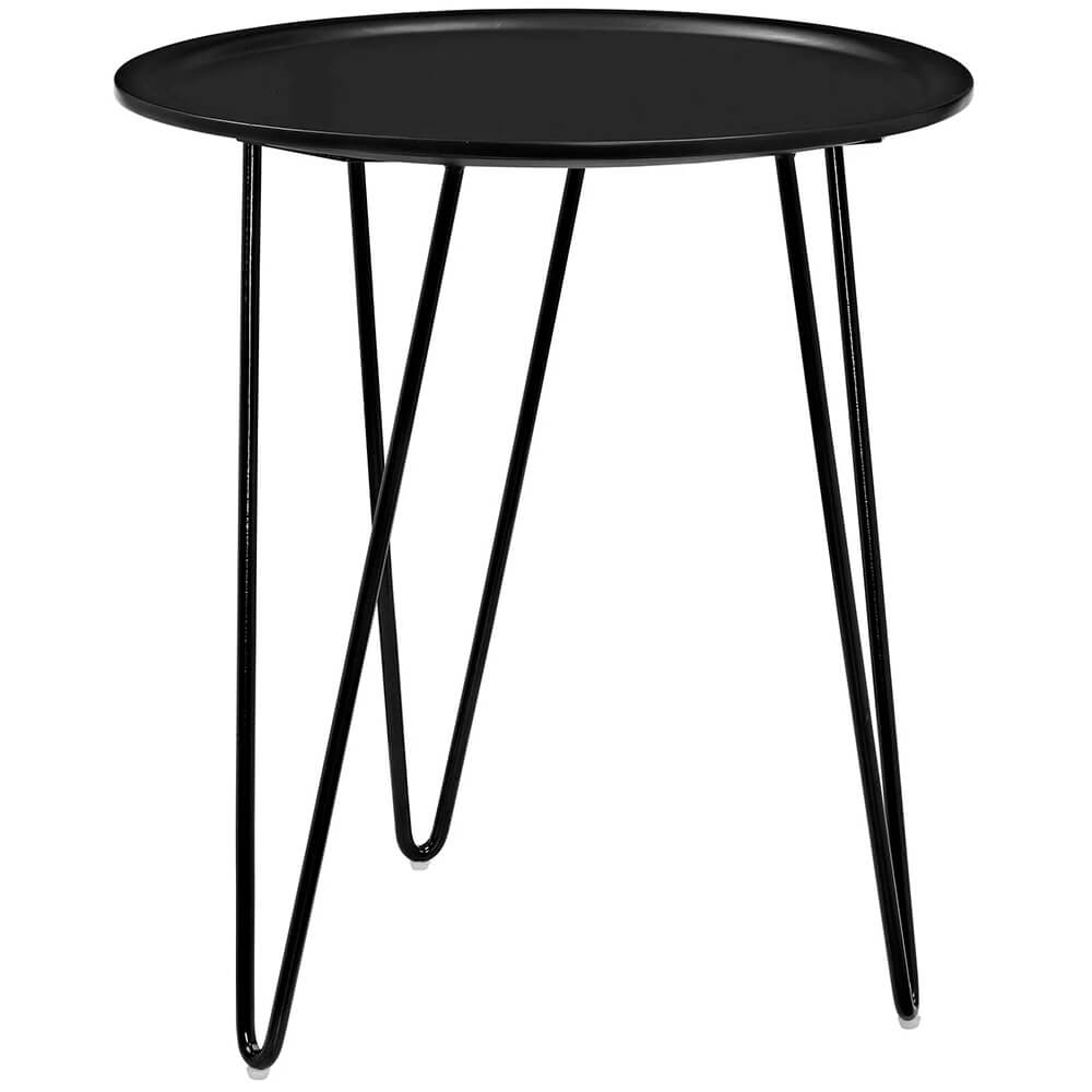 Hairpin side table black Hairpin side table black