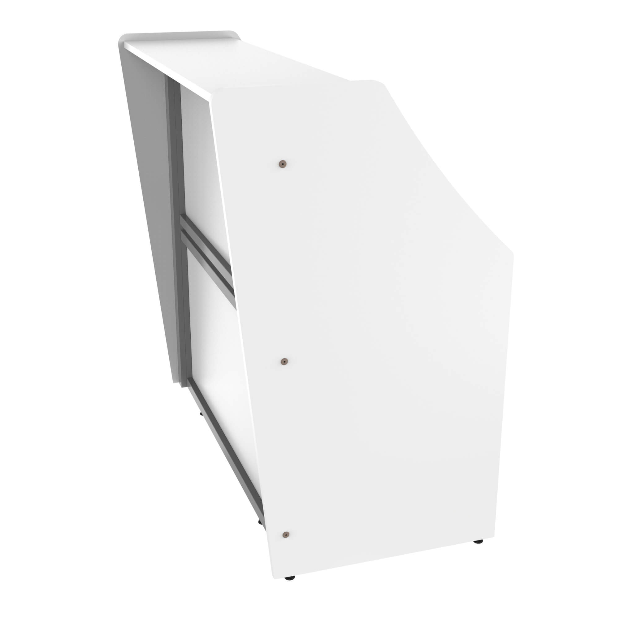 Li1 elegant small reception desk side view 1