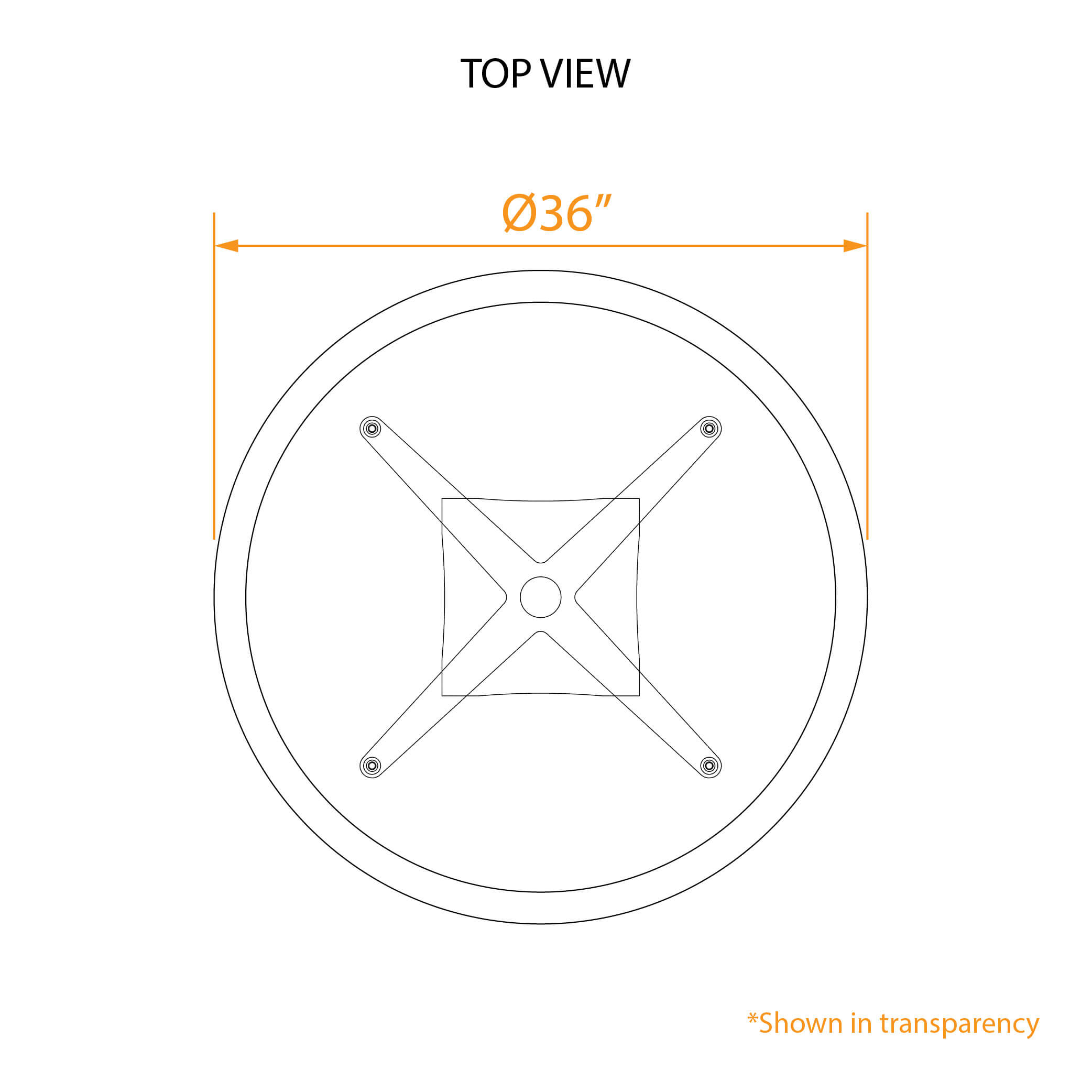 Minimalist coffee table modern design 2D dimensions 1 2