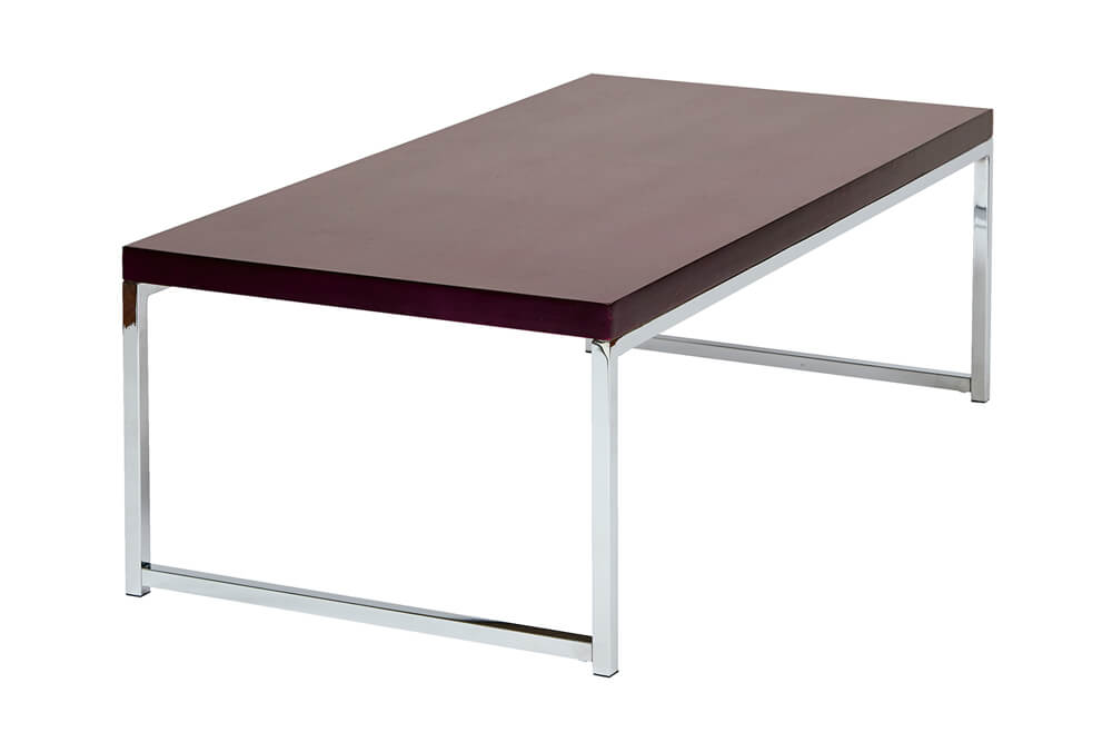 Modern chic coffee table espresso