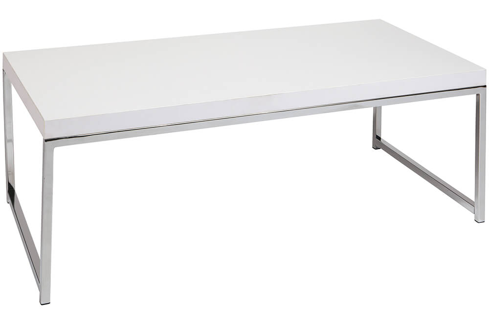 Modern chic coffee table white