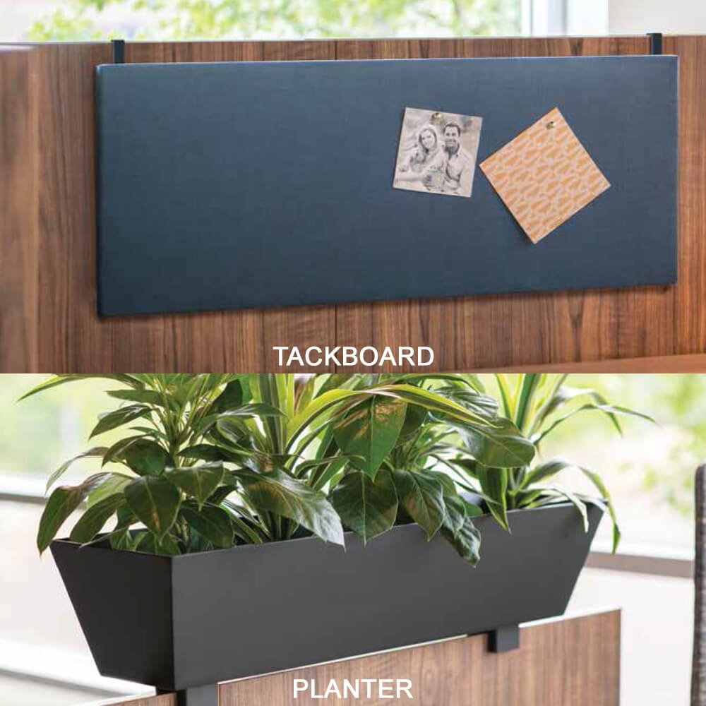 Modern cubicles scandinavian feel board planter