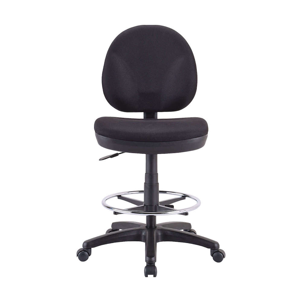 Office chair for standing desk ergonomic stool for standing desks drafting chair armless front view