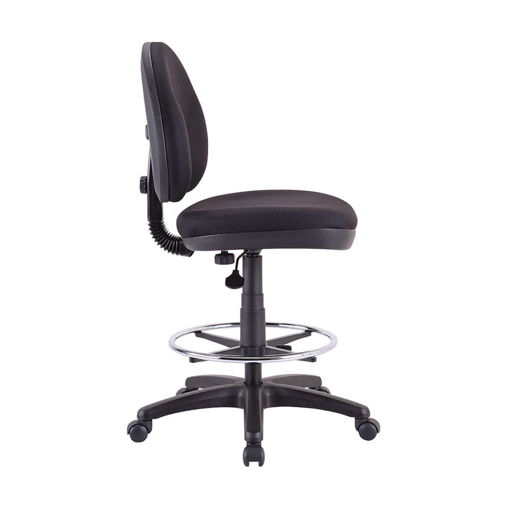 Office chair for standing desk ergonomic stool for standing desks drafting chair armless side view