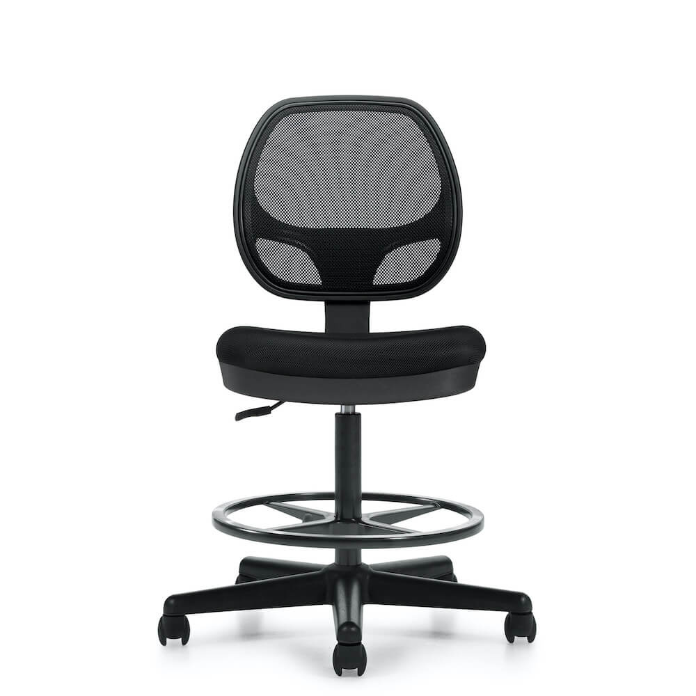 Office chair for standing desk ergonomic stool for standing desks ergonomic office stool front view