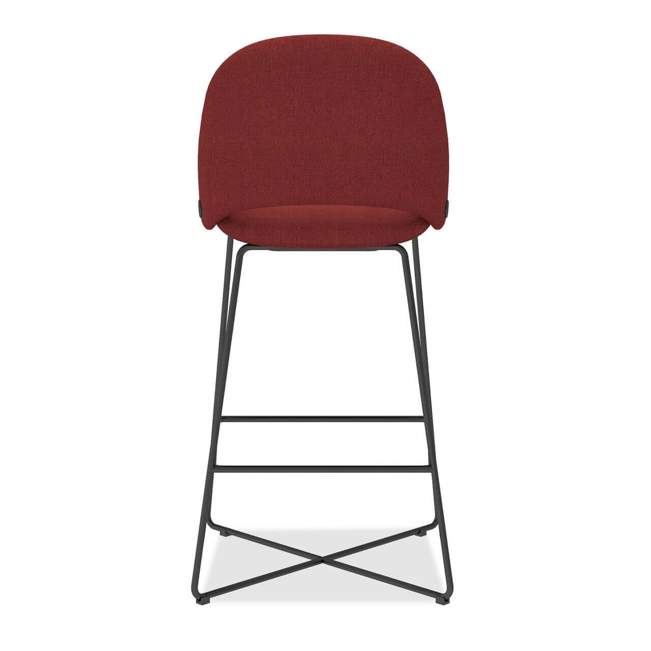 Office chair for standing desk ergonomic stool for standing desks ergonomic work stool red back view