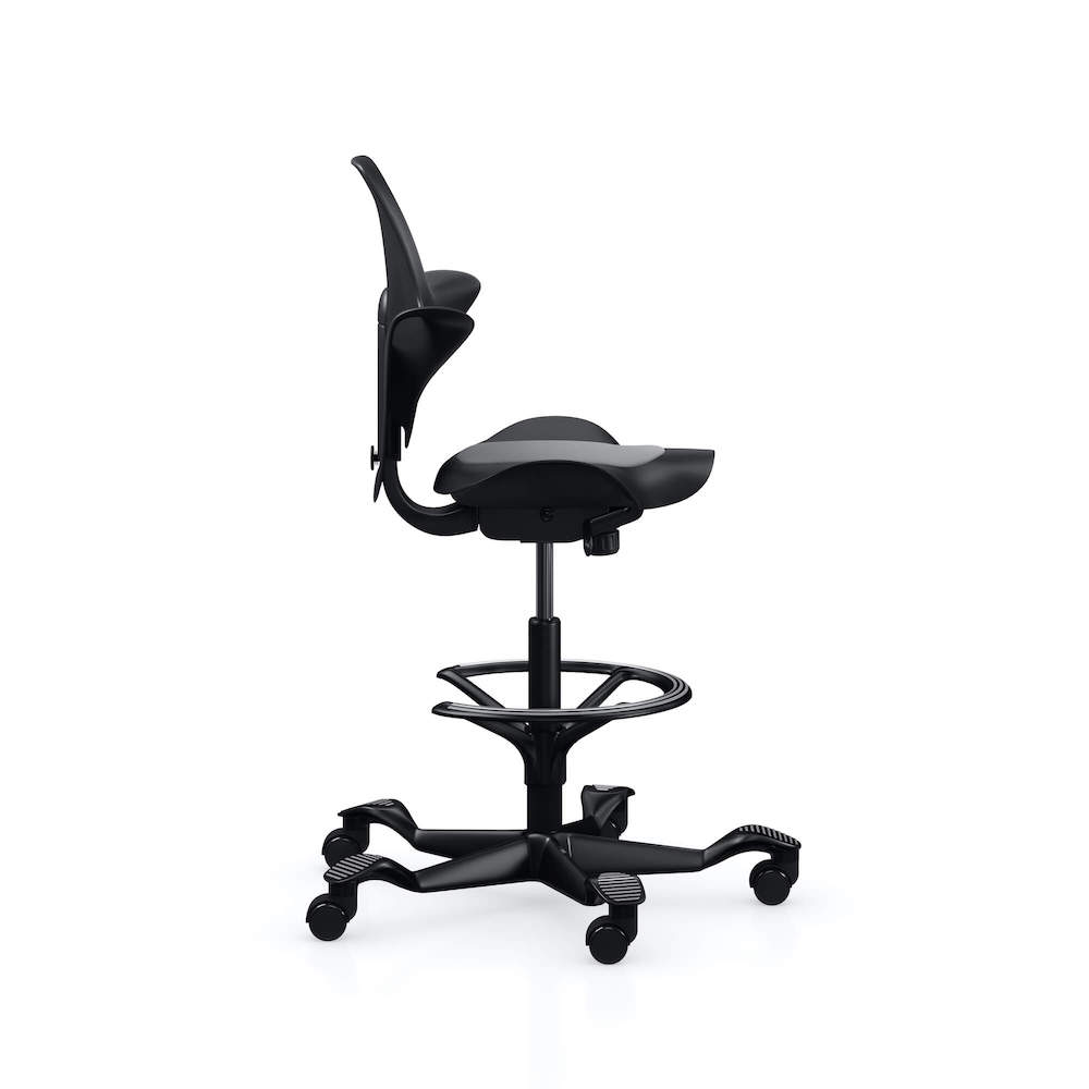 Office chair for standing desk ergonomic stool for standing desks lab stool chair black side view Office chair for standing desk ergonomic stool for standing desks lab stool chair black side view