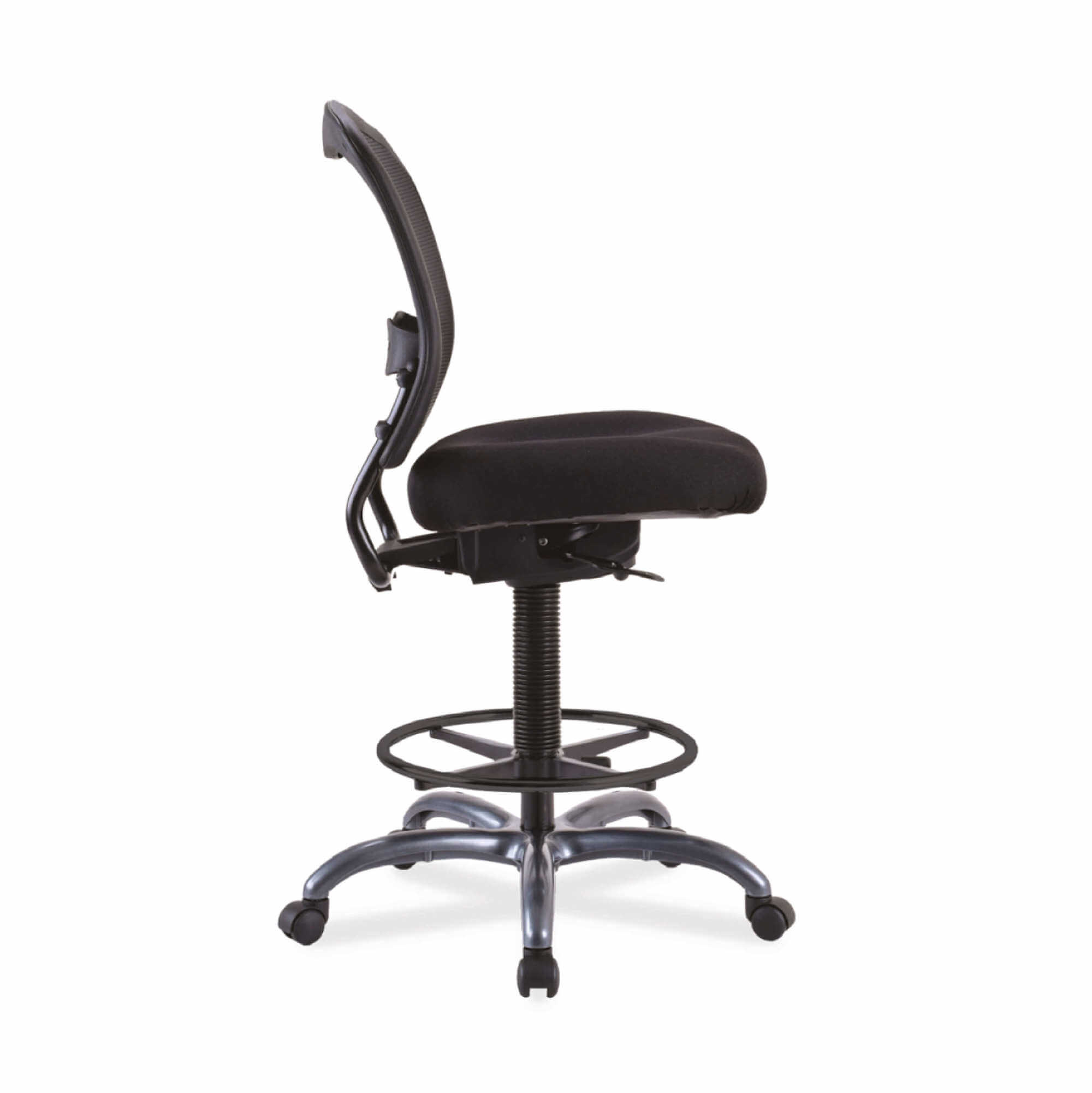 Office chair for standing desk ergonomic stool for standing desks medical stool with back side view 1
