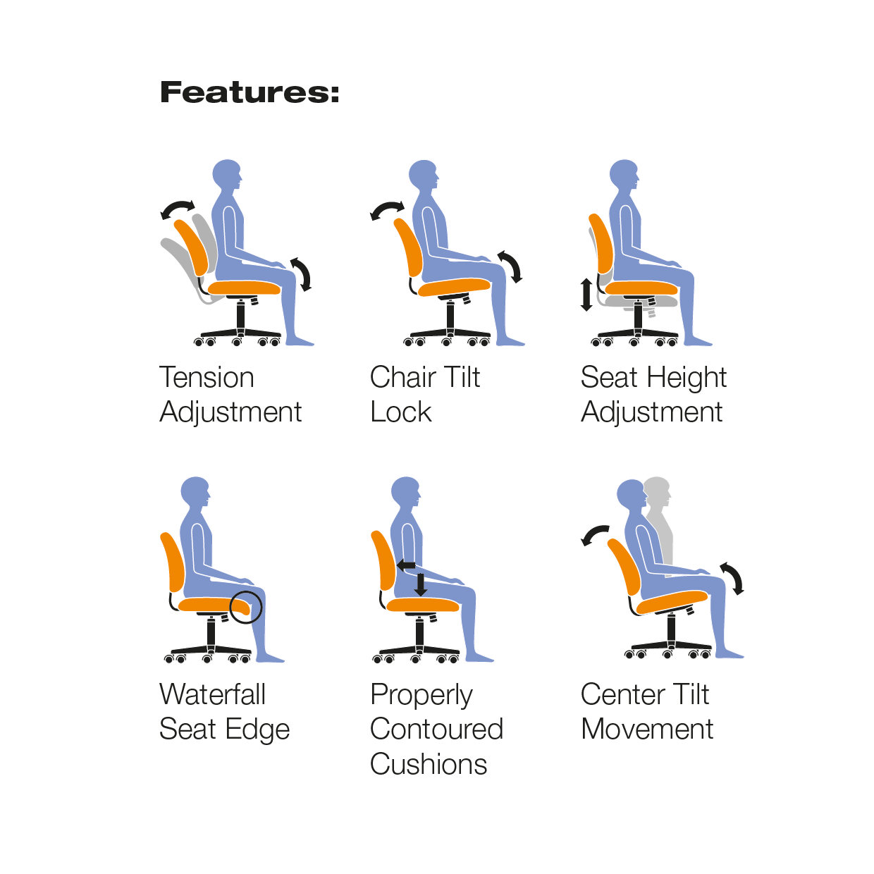 Office furniture chair conference chair ergonomics