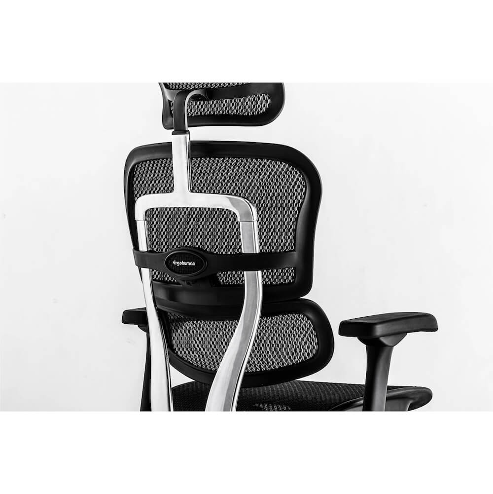 Office furniture chairs office desk chairs ergonomic executive office chair lumbar support close up 1
