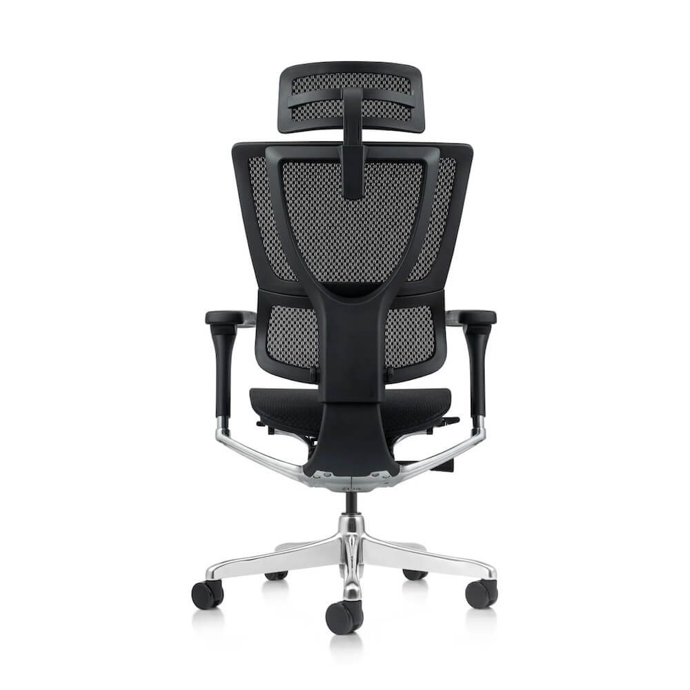 Office furniture chairs office desk chairs ergonomic tall chair back view