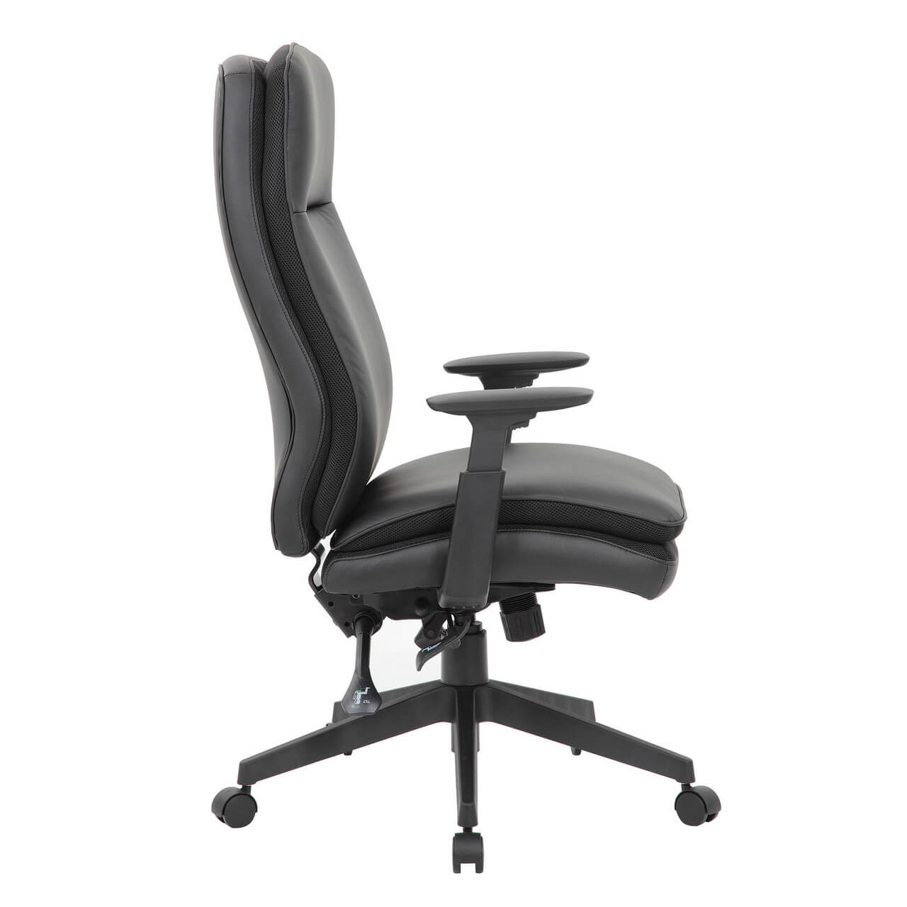 Office furniture chairs office desk chairs high back executive chair side view