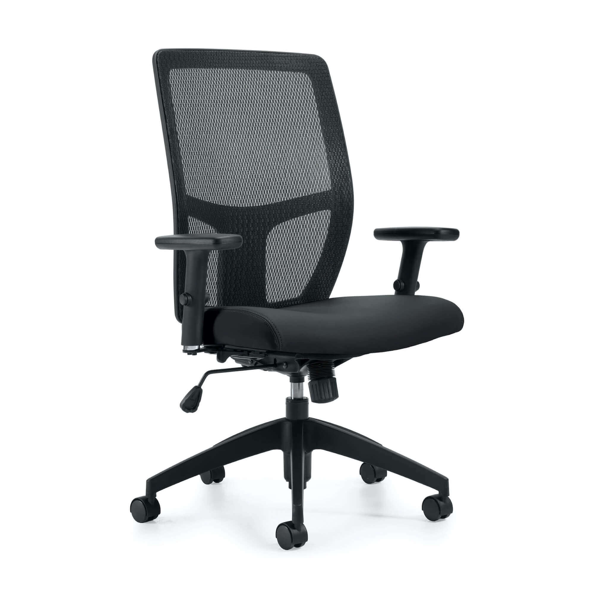 Office furniture chairs office desk chairs high back mesh ergonomic office chair angle view