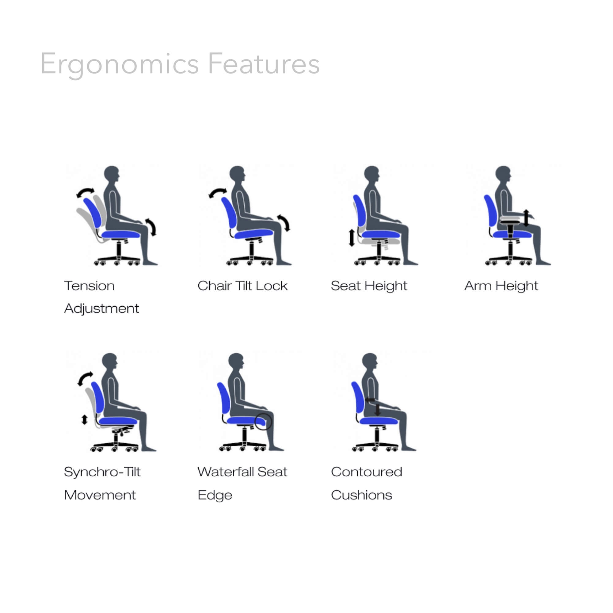 Office furniture chairs office desk chairs high back mesh ergonomic office chair ergonomics