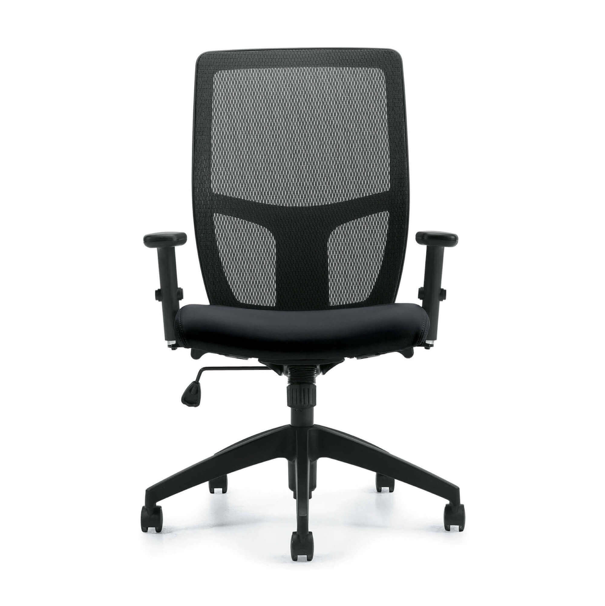 Office furniture chairs office desk chairs high back mesh ergonomic office chair front view