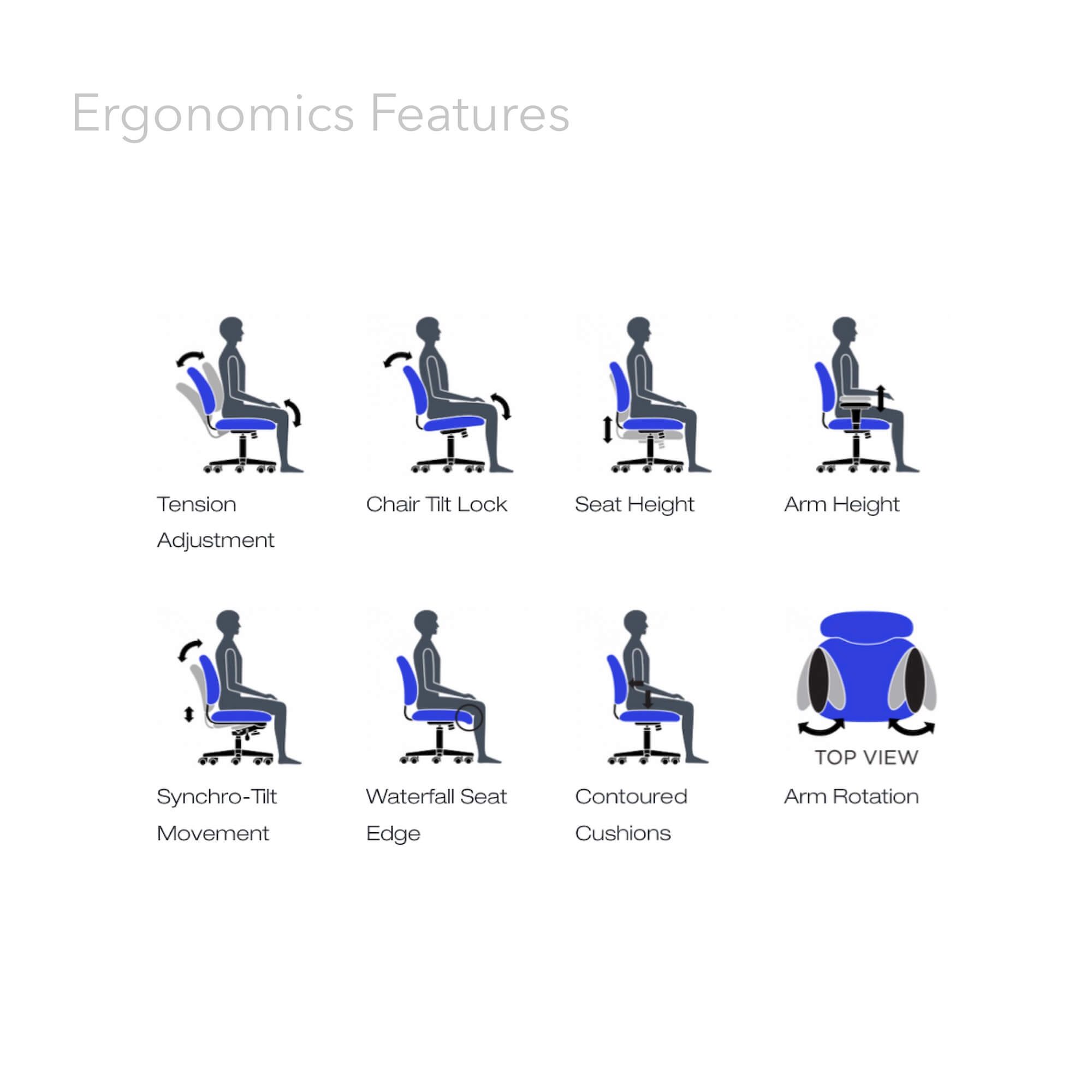 Office furniture chairs office desk chairs high back office chair ergonomics