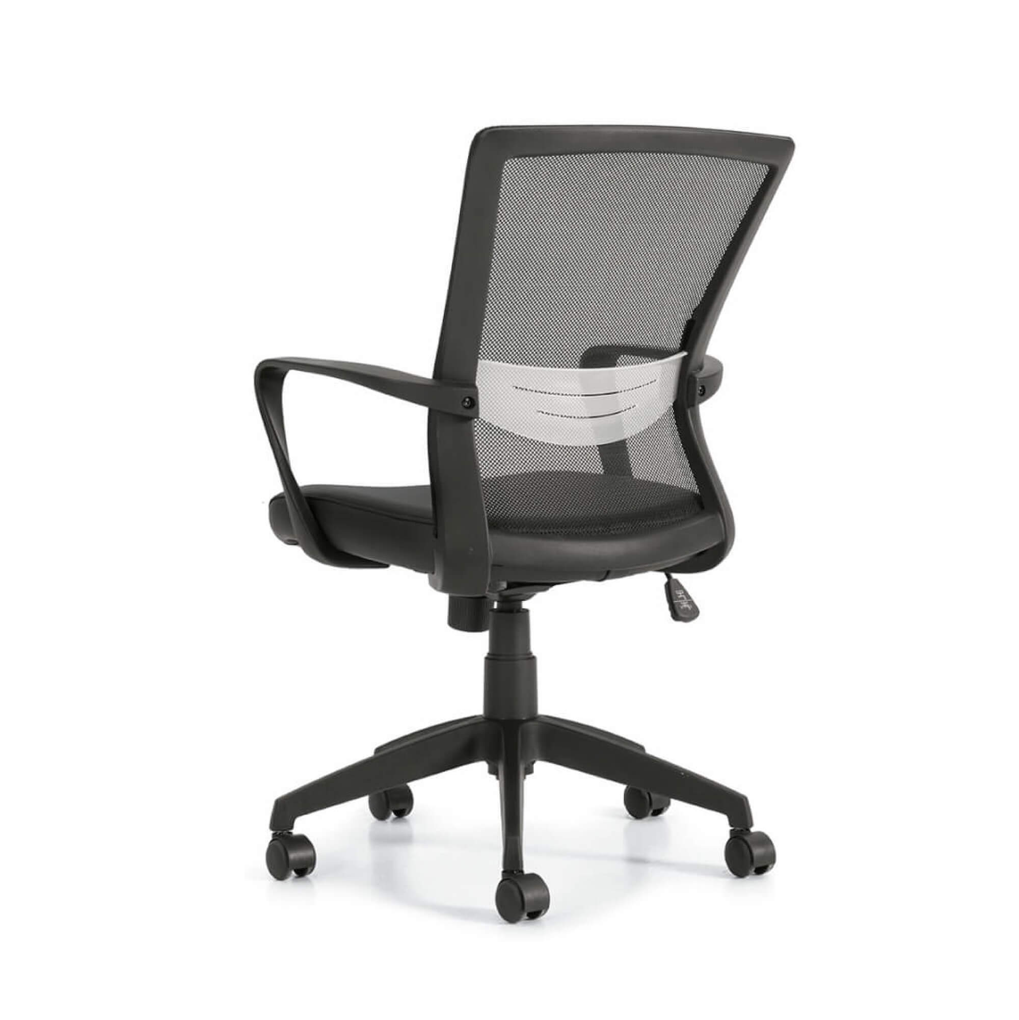 Office furniture chairs office desk chairs mesh back computer chair angle back view