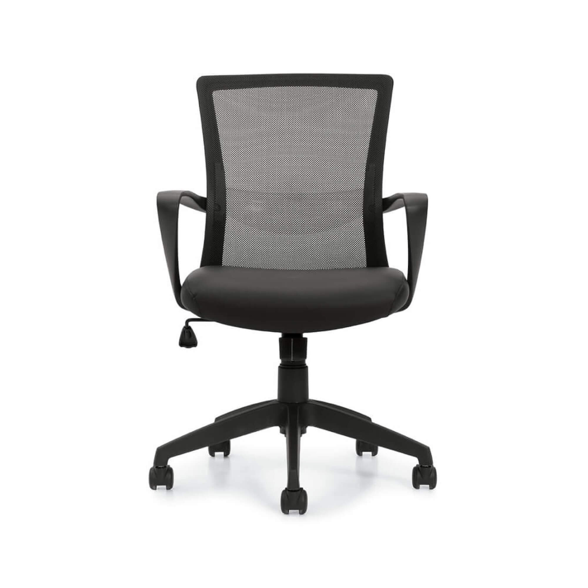 Office furniture chairs office desk chairs mesh back computer chair front view