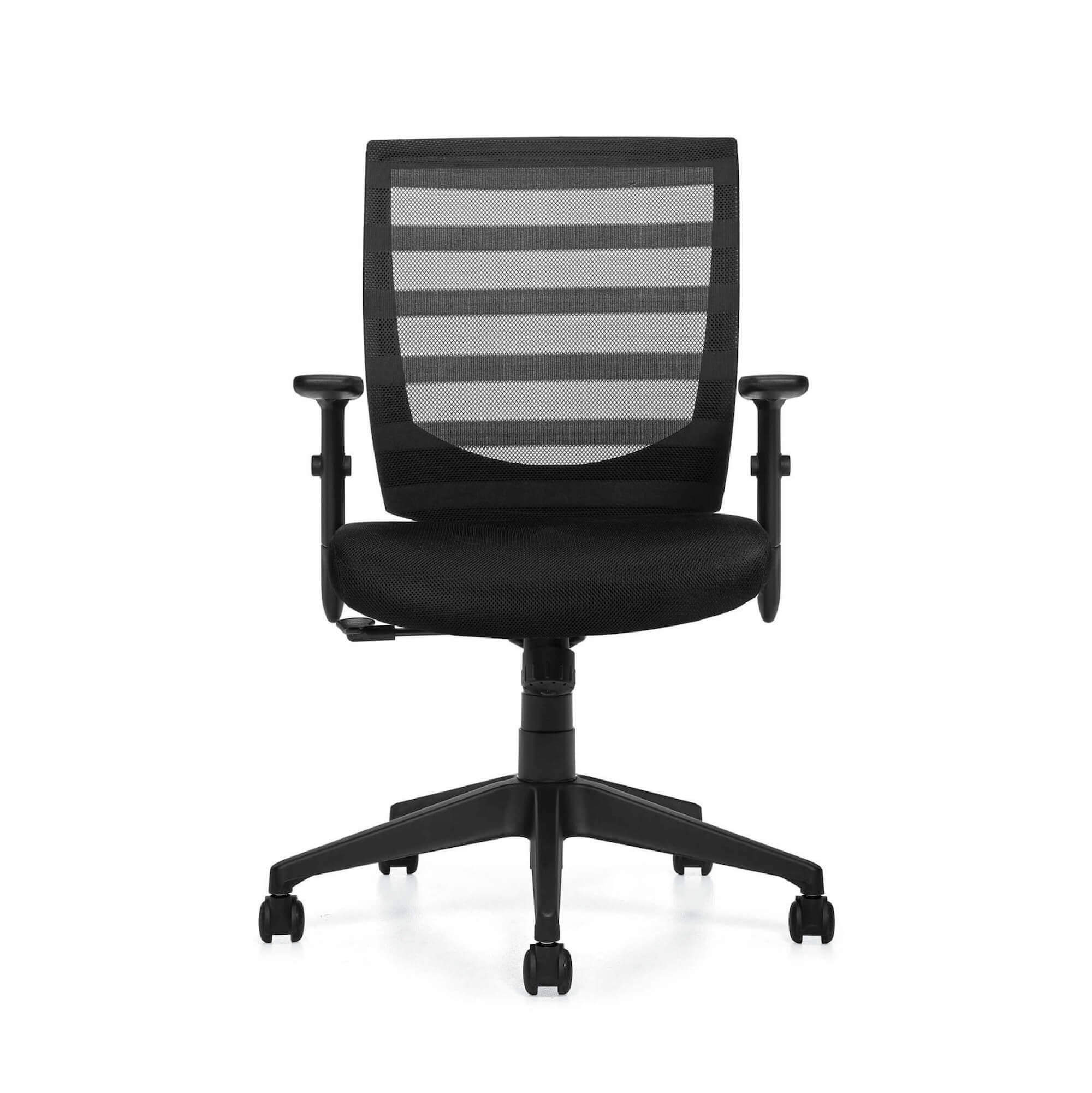 Office furniture chairs office desk chairs mesh back office chair front view