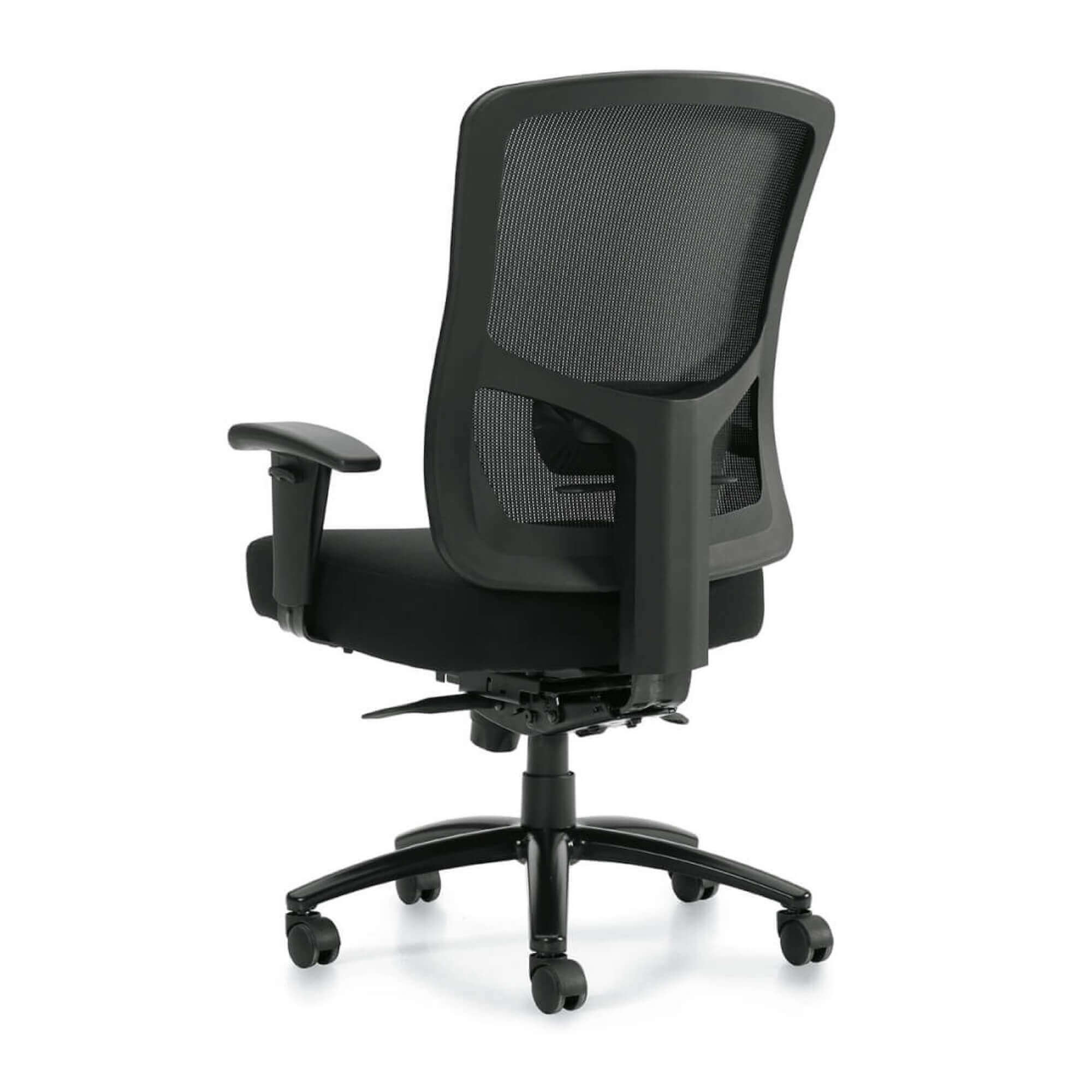 Office furniture chairs office desk chairs mesh office chair high back angle back view