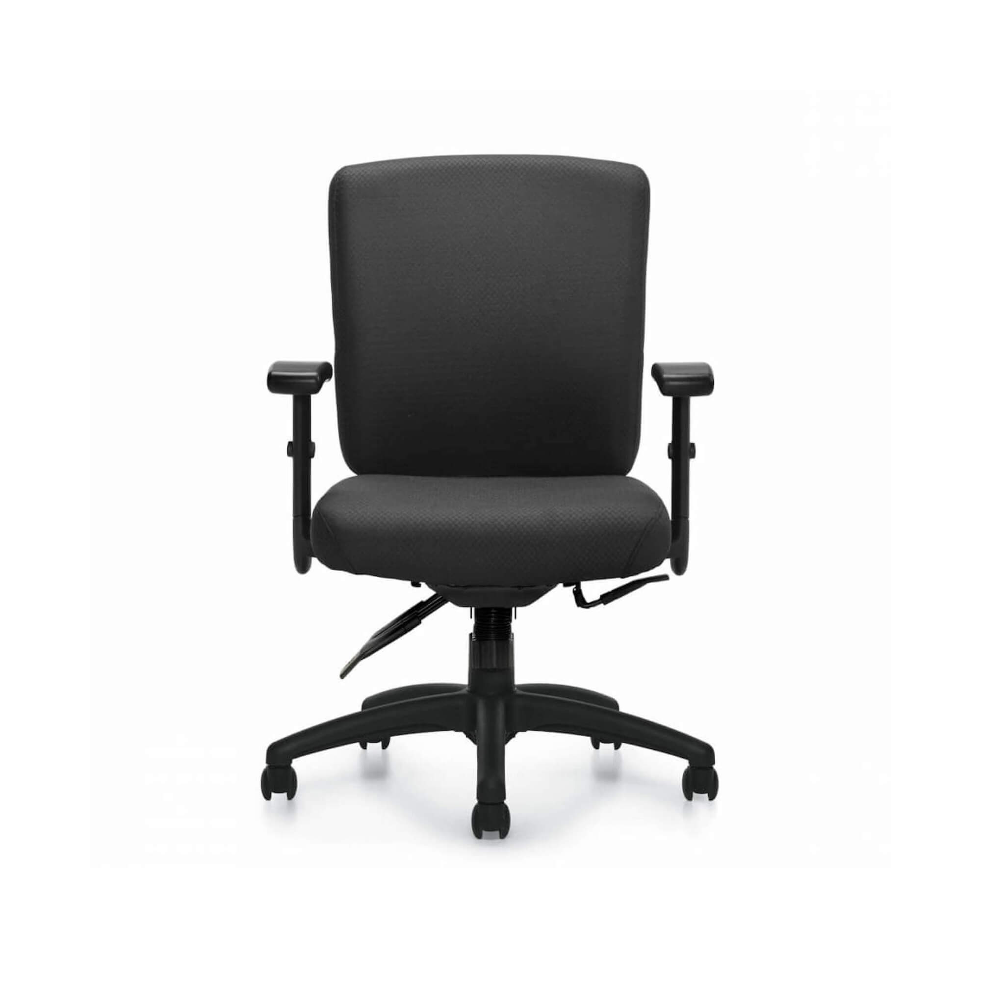 Office furniture chairs office desk chairs mid back executive chair front view