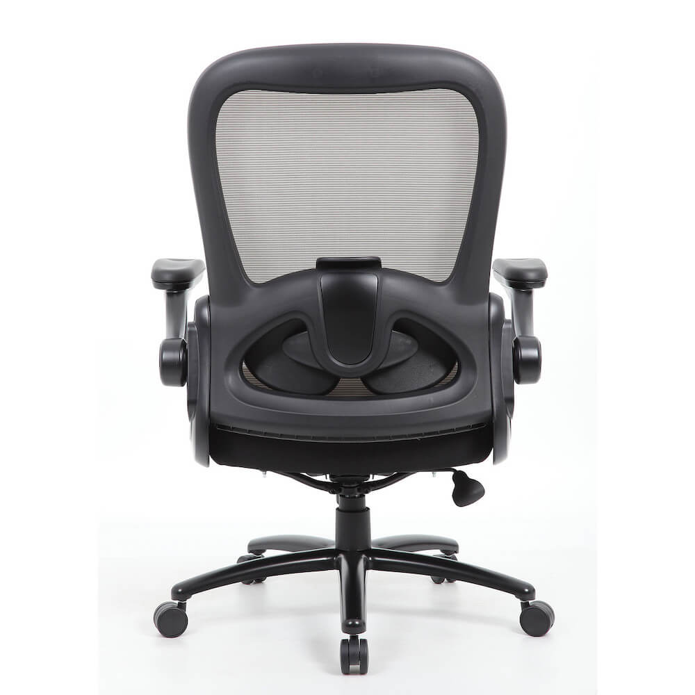Office furniture chairs office desk chairs office chair with flip up armrests back view Office furniture chairs office desk chairs office chair with flip up armrests back view