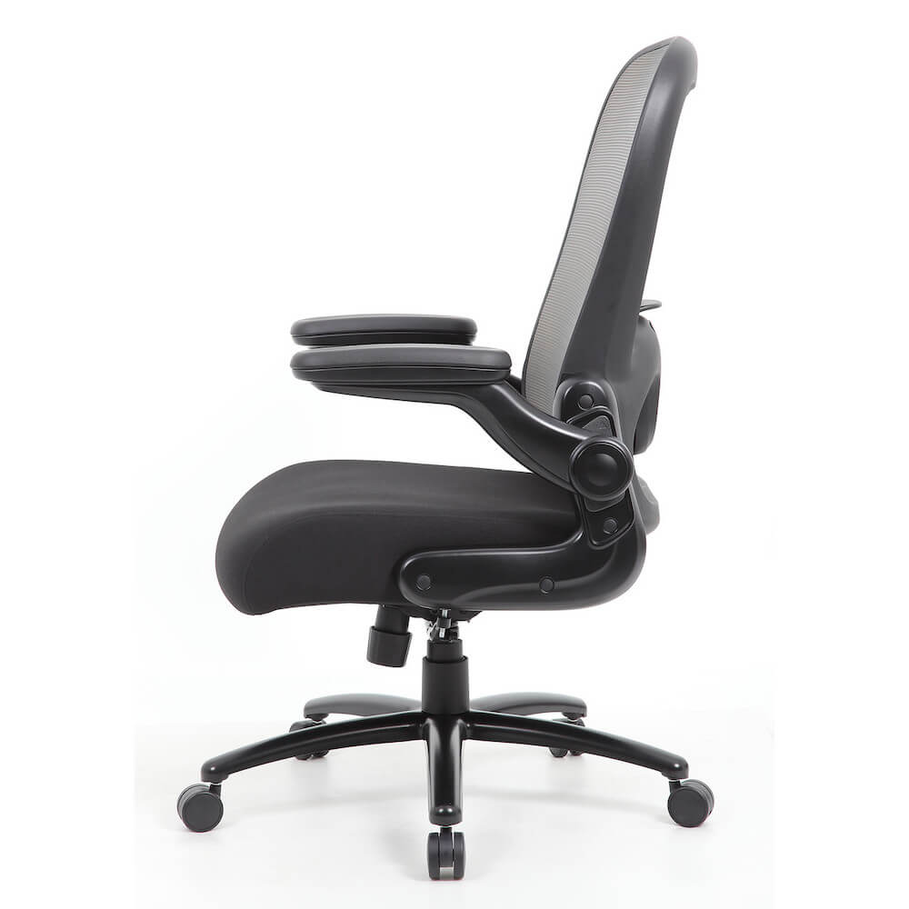 Office furniture chairs office desk chairs office chair with flip up armrests side view 2 Office furniture chairs office desk chairs office chair with flip up armrests side view 2