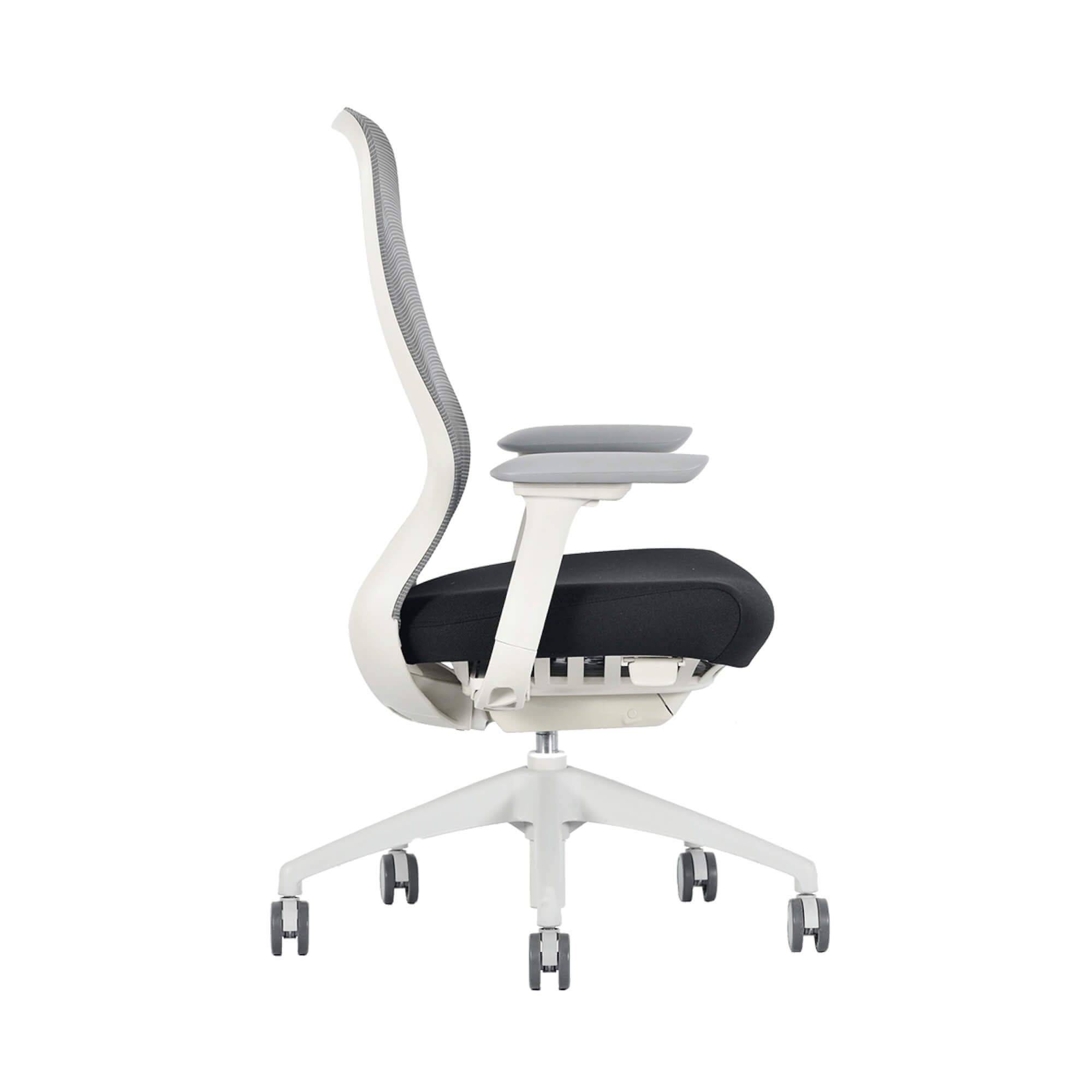 Office furniture chairs office desk chairs office desk chair executive white frame side view