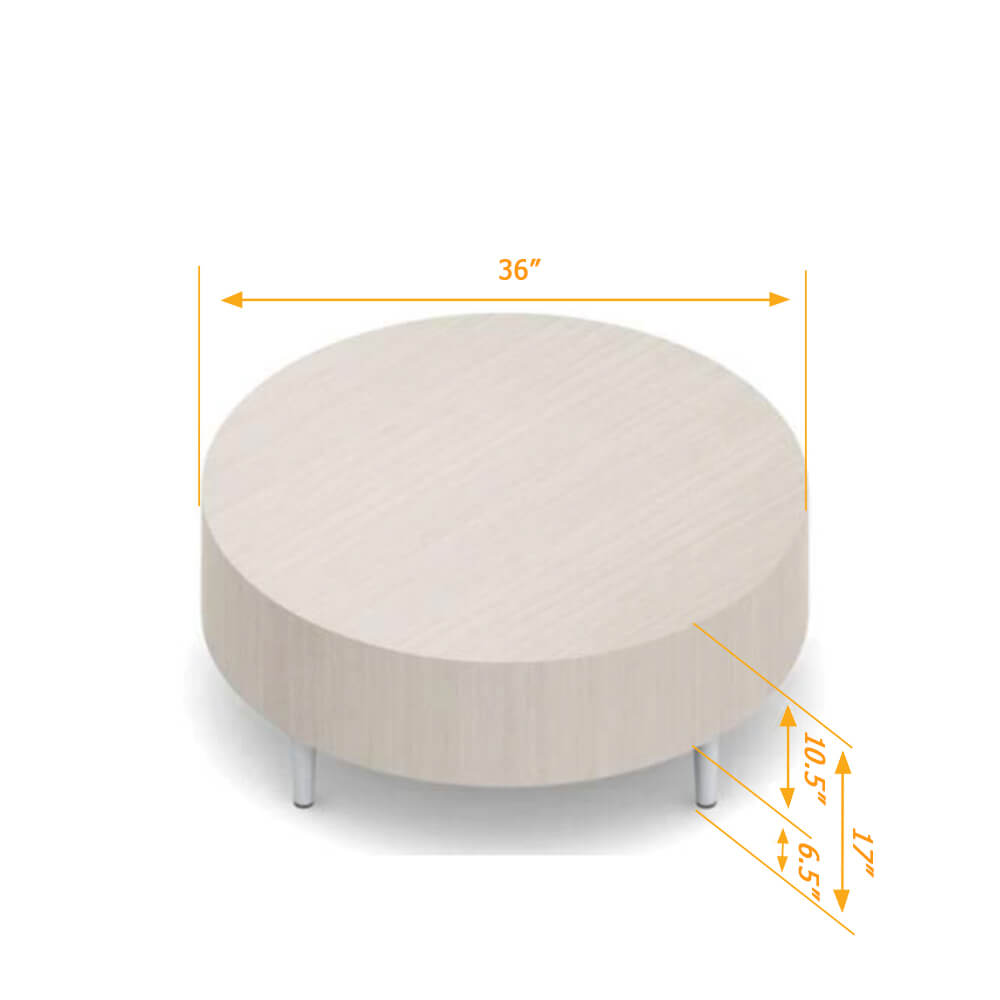 Round coffee table 36 inches or 42 inches dimensions Round coffee table 36 inches or 42 inches dimensions