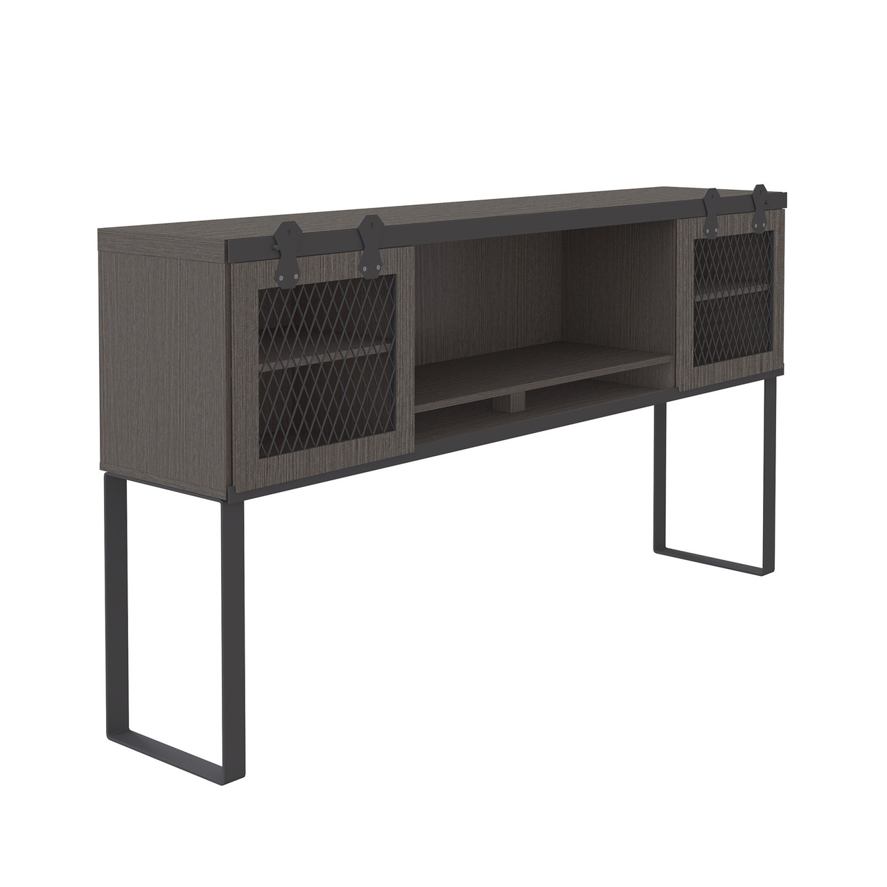 U shaped desk u shaped with hutch industrial u shaped desk with hutch angle 1